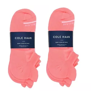 COLE HAAN Socks Womens NO SHOW 12 Pack Pink Golf Socks Assorted NEW - Picture 1 of 5