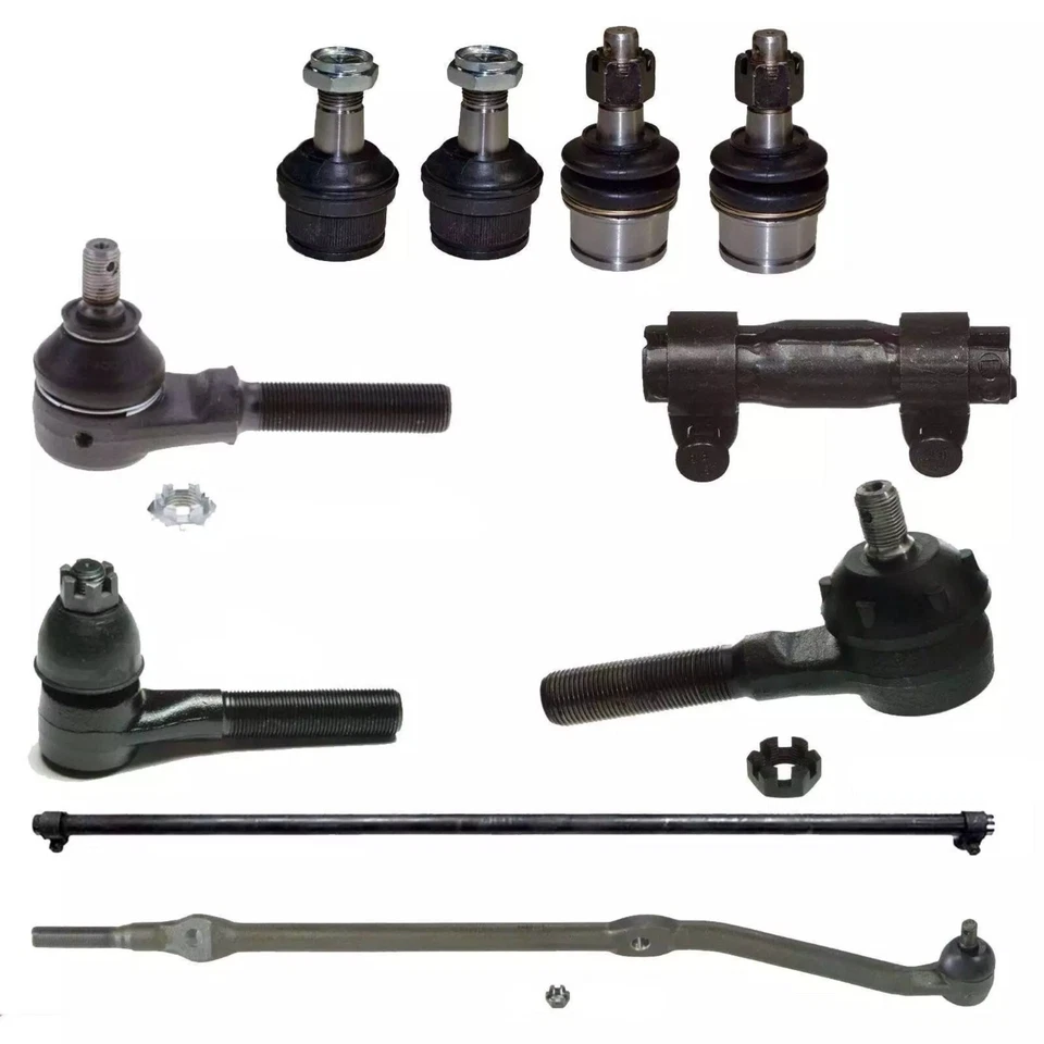 10 Unit Set Jeep Cherokee Comanche 84-90 Wagon Link Tie Rod Idler Arm Ball Joint - Image 1 of 1