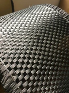 Hochwertiges echtes Kohlefaser-Tuch Einfacher Carbon-Stoff 20"/50cm breit 12K 400gsm - Bild 1 von 4