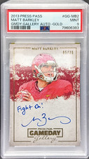 2013 Press Pass Gameday Gallery Gold #GG-MB2 Matt Barkley RC /36 PSA 9 MINT