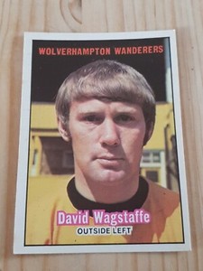 A&BC Footballer Card 1970 #41 David Wagstaffe Wolverhampton Wanderers (D.37)