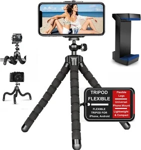 Adjustable Octopus Tripod Stand Phone Holder For iPhone 15 14 13 Camera Bracket - Picture 1 of 10