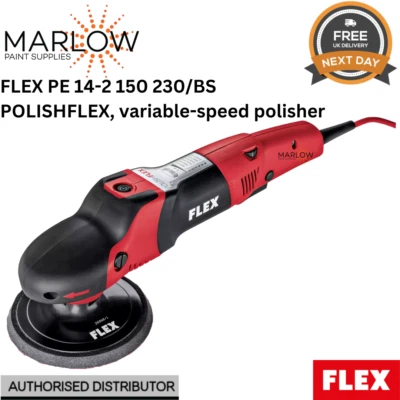 FLEX POWER TOOLS FLEX PE14-2 150 Rotary Polisher 240V (backing plate NOT included)