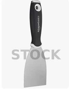 NUEVO Cuchillo de masilla Amazon Basics 3" flexible, agarre suave, acero al carbono con extremo de martillo - Imagen 1 de 5