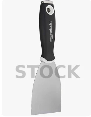 NUEVO Cuchillo de masilla Amazon Basics 3" flexible, agarre suave, acero al carbono con extremo de martillo Foto 1 de 4