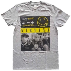 NIRVANA Bleach Cassettes Band T-shirt - Picture 1 of 9