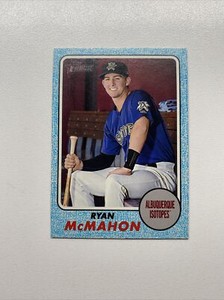 2017 Topps Heritage Minors Blue Border 147 Ryan McMahon /99 Albuquerque Isotopes