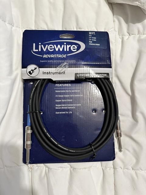 Livewire Advantage EXM25 EXM Series Microphone Cable 25 ft Neutrik XLR  connector