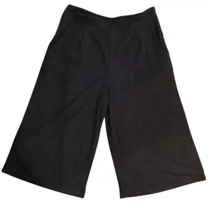 Kaktus Women’s Black Gaucho Pants – Size Large - Picture 1 of 5