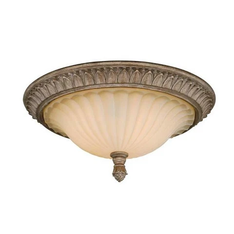 Vaxcel International C0081 Avenant 3L Flush Mount - French Bronze Cover