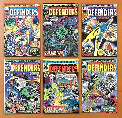 Defenders #26, 27, 28, 29, 30, 31, 32, 33, 34 & 35 (Marvel 1975) 10 x Bronze Age - Image 1 of 4