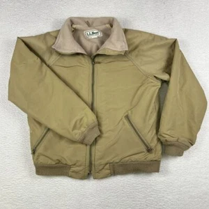 Vintage L.L. Bean Jacket Mens Large Fleece Lined 80s 90s Bomber USA Made - Picture 1 of 17
