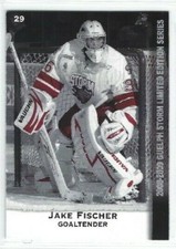 2008-09 Guelph Storm (OHL) Jake Fischer (goalie)