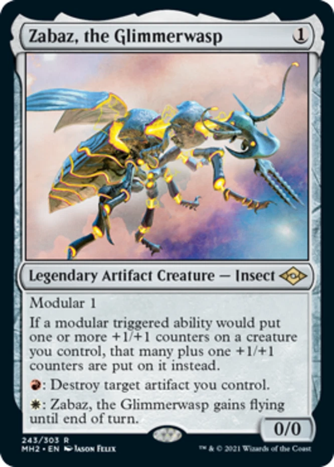 x1 Zabaz, the Glimmerwasp R MTG Modern Horizons 2 M/NM, English - Image 1 of 1