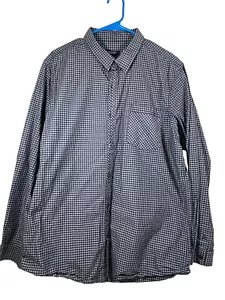 Structure Gray Modern Fit Dress Shirt Gray Long Sleeve Adult Men's XL XLarge - Picture 1 of 9