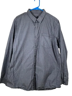 Structure Gray Modern Fit Dress Shirt Gray Long Sleeve Adult Men's XL XLarge - Image 1 of 4