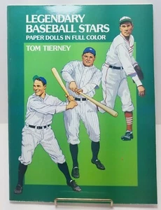 Dover Paper Dolls: Legendary Baseball Stars by Tom Tierney (1985, Paperback) - Imagen 1 de 3