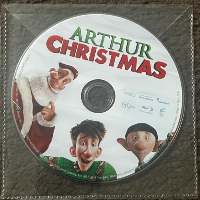 NEW ARTHUR CHRISTMAS (2011) - Blu-ray disc only in clear plastic envelope - Image 1 of 3