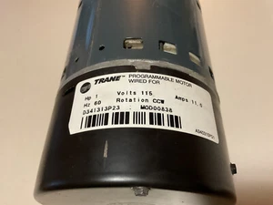 TRANE AMERICAN STANDARD D341313P23 1HP 120/240V ECM MOTOR GE MOTORS 5466 - Picture 1 of 6