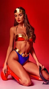 L/XL Wonder Woman Super Hottie Halloween Kostüm sexy NEU - Bild 1 von 4