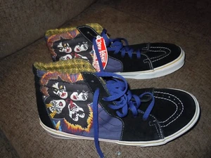 KISS ROCK AND ROLL OVER VANS SK8-HI-X MENS SIZE 12 NEW SNEAKERS - Picture 1 of 8