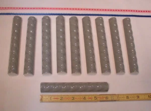 10 *glänzend dunkelgrau* Keramik Brutzeln Liner Seil Fliesen 3/4" x 6" American Olean - Bild 1 von 12