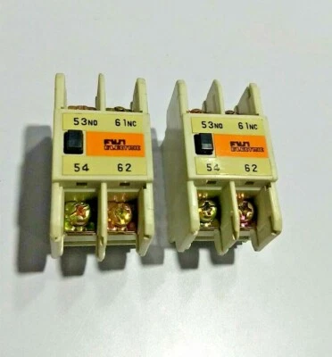 Fuji Electric SZ-A11 Contact Block - 2pcs lot - Image 1 of 4