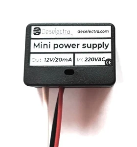 Mini Netzteil Konverter Adapter 220V AC auf 12V DC20mA mit Box und Kabeln - Bild 1 von 7