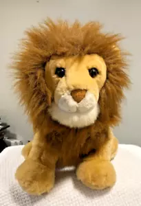 Vintage 1994 24K POLAR PUFF Lion #4912 CAESAR Stuffed Plush Animal 14" - Picture 1 of 6