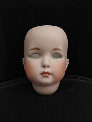 Superba Riproduzione Testa Di Bambola Heubach Germania 2000 - Immagine 1 di 4