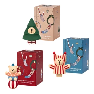 Starbucks Stopper Christmas Gift Holiday Carnival Cup Deco Set Xmas New Year - Picture 1 of 9