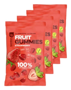 4 x Bombus Fruchtgummi Gummibärchen 100% Frucht Vegan Ohne Zuckerzusatz - Bild 1 von 2