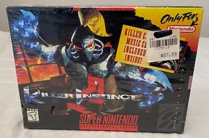 1995 SUPER NINTENDO SNES KILLER INSTINCT FACTORY SEALED NEW - Picture 1 of 6