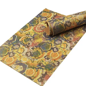 Rindsleder Fantasie Design 2,3 mm Dick Stück Echt Leder Haut Leather 265 - Bild 1 von 1