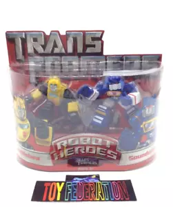 Hasbro Transformers - Robot Heroes - BUMBLEBEE & SOUNDWAVE - 2006 - Picture 1 of 8