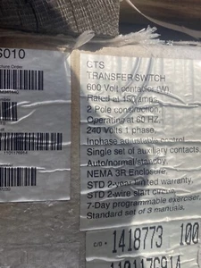 Generac Transfer Switch - Picture 1 of 8