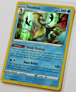 Pokemon 2020 Sword & Sheild "Inteleon" #058/202 Holo Rare * - Picture 1 of 4