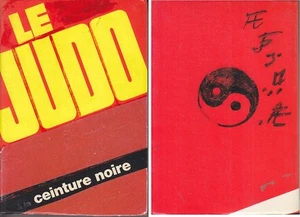 C1 Cesare BARIOLI Le JUDO EN 12 LECONS weißer Gürtel mit schwarzem Gürtel AUSVERKAUFT - Bild 1 von 1