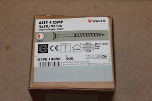Würth Assy 4 Größe 4x50/33 neu in OVP geöffnet 200 Stück - Bild 1 von 1