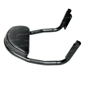 Fits Royal Enfield Twins Interceptor 650 cc Back Rest With Cushion Black - Picture 1 of 6