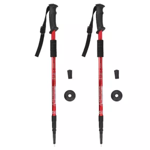 Nordic Walking Stöcke Wanderstöcke Teleskop Antischock Stock65-135cm verstellbar - Bild 1 von 7