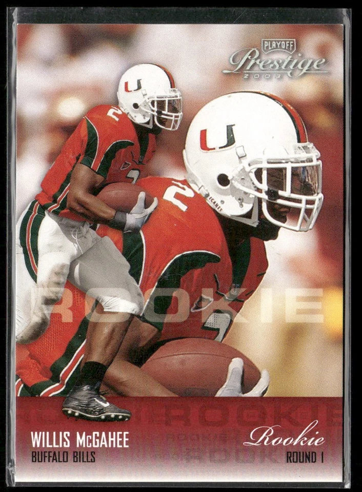 2003 Playoff Prestige #167 Willis McGahee - Image 1 of 2