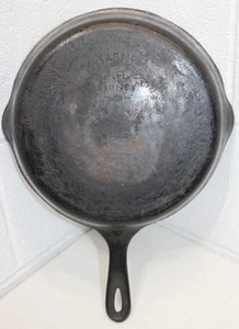 Sartén de hierro fundido vintage Wagner Ware #8 SYNDEY O sartén de 10,5 pulgadas - un poco áspera - Imagen 1 de 21