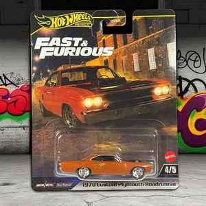 2025 Hot Wheels Fast & Furious Premium 1970 Custom Plymouth Roadrunner Diecast - Picture 1 of 8
