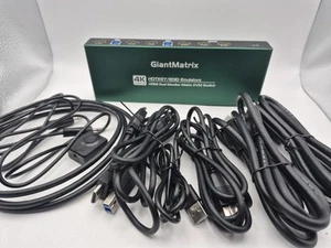 Extended Display HDMI Dual Monitor Matrix kvm Switch with hotkey and EDID Emulat - Afbeelding 1 van 6