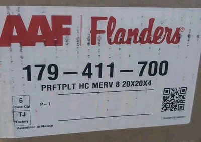 Lot Of 4 AAF Flanders Disposable Air Filters 20x20x4  179-411-700 HC M8 - Image 1 of 4