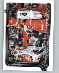 2025-26 Topps Flagship Basketball Victor Vembanyama Spurs Team Card 300 - Picture 1 of 2