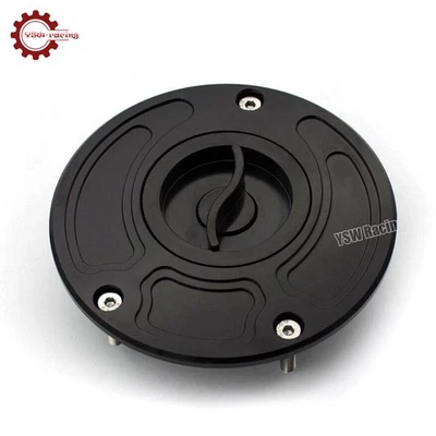 For Honda CBR600RR CBR 600 F4I F4 F3 F2 CNC Gas Cap Tank Fuel Cover Oil Aluminum - Image 1 of 4