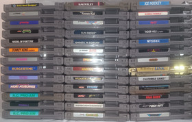 Nintendo NES lot of 39 games Contra, Mike Tyson's, Castlevania 1 & 2, Ghosts 'N