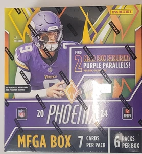 Tarjeta de fútbol americano Panini Phoenix NFL 2024 mega caja sellada de fábrica - Imagen 1 de 4